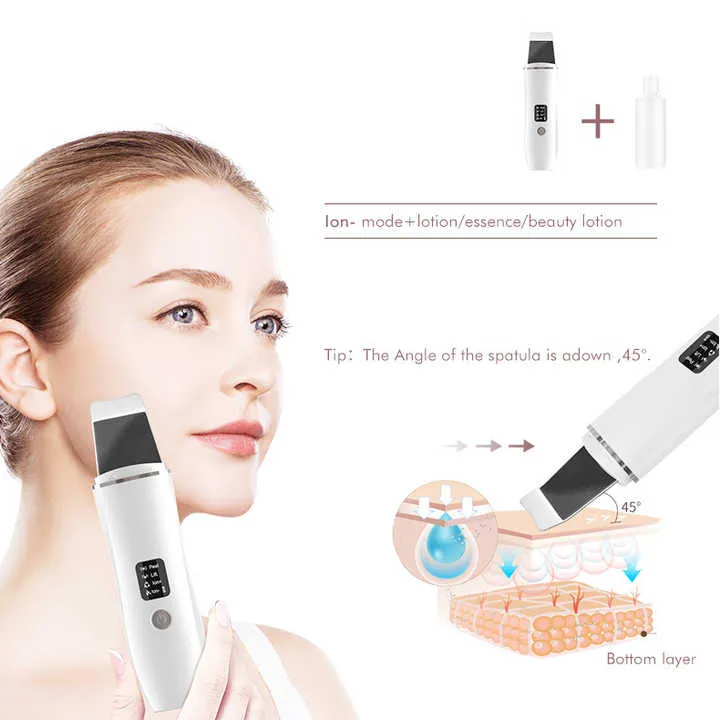 جهاز تنظيف الجلد الميت الكهربائي للوجه - Home Use Professional Electric Facial Dead Skin Scrubber