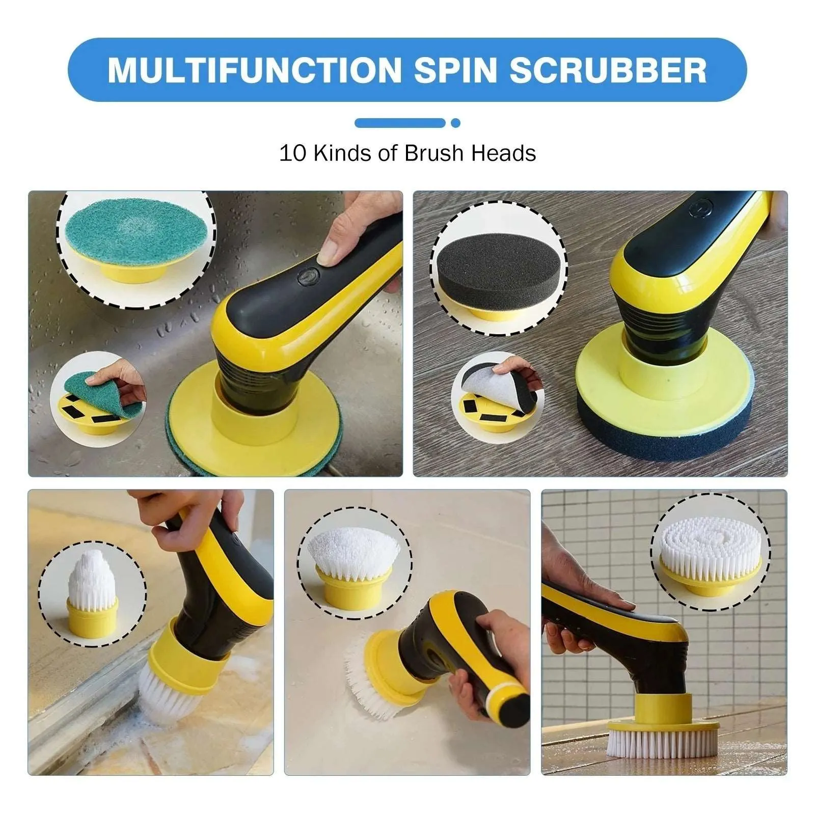 10-IN-1 Electric Cleaning Brush