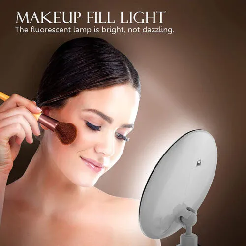 10x Magnifying Makeup Cosmetic Beauty Mirror | With LED Light | 360 HOT