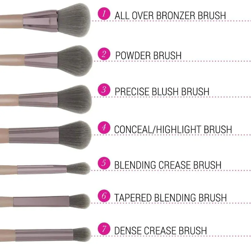15pcs Soft Makeup Brushes with Leather Pouch Eyeliner Eyeshadow Brush Cosmetic Foundation Blush Powder Blending Beauty Makeup Brushes Set