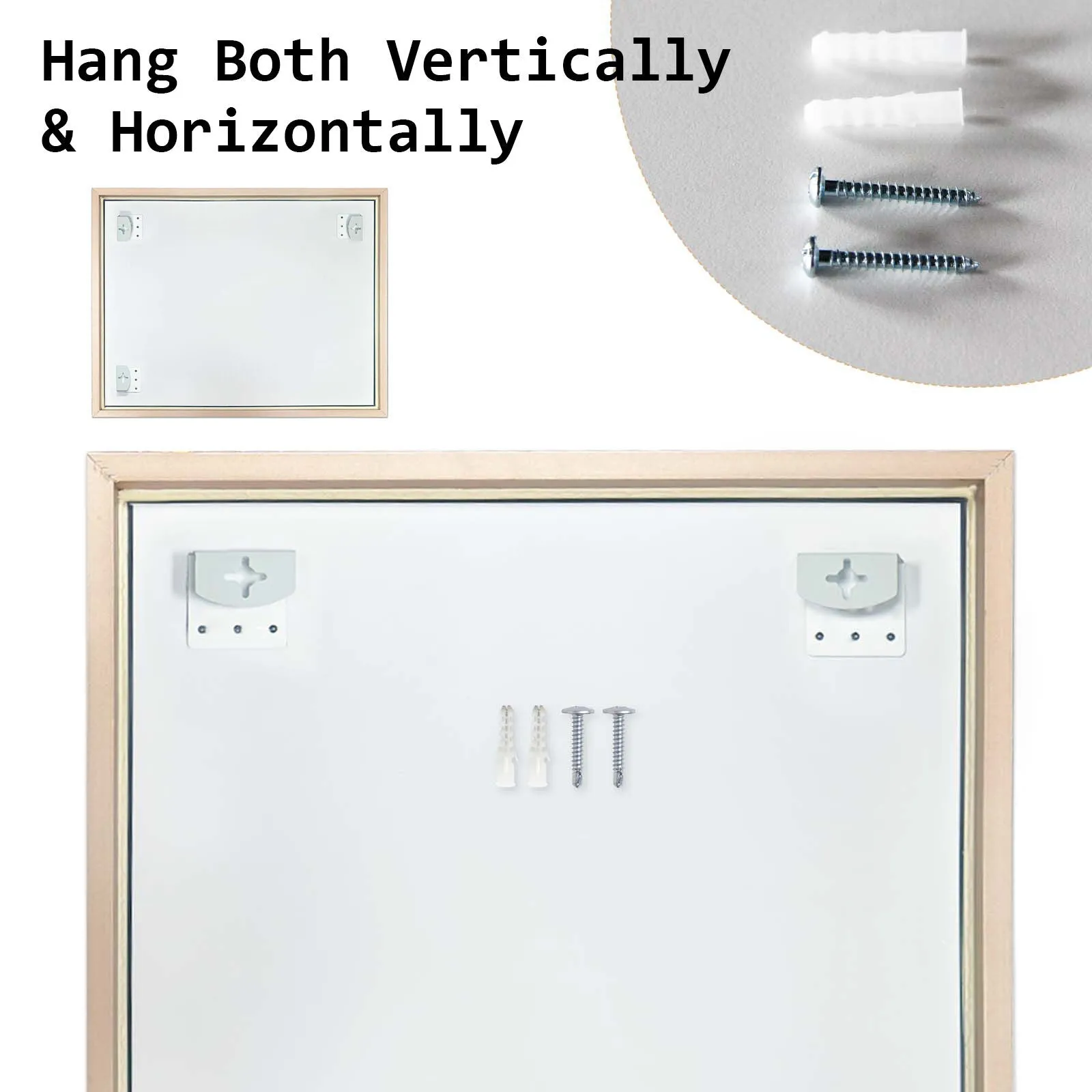 2 Set Wall Mirror | Rectangular Frame | Bathroom | 70x90cm | Turquoise