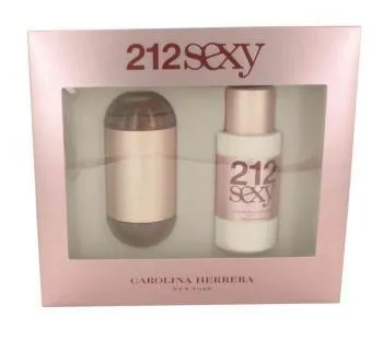 212 Sexy by Carolina Herrera Gift Set -- 3.4 oz Eau De Parfum Spray   6.7 oz Body Lotion