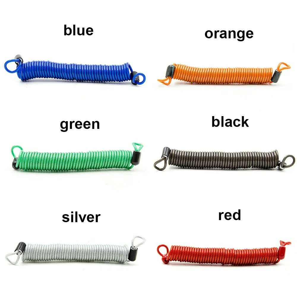 2.5m Safety Disc Brake Anti-theft Security Reminder Motorcycle Alarm Bold Spring Cable Helmet Wire Bicycle Lock Rope
