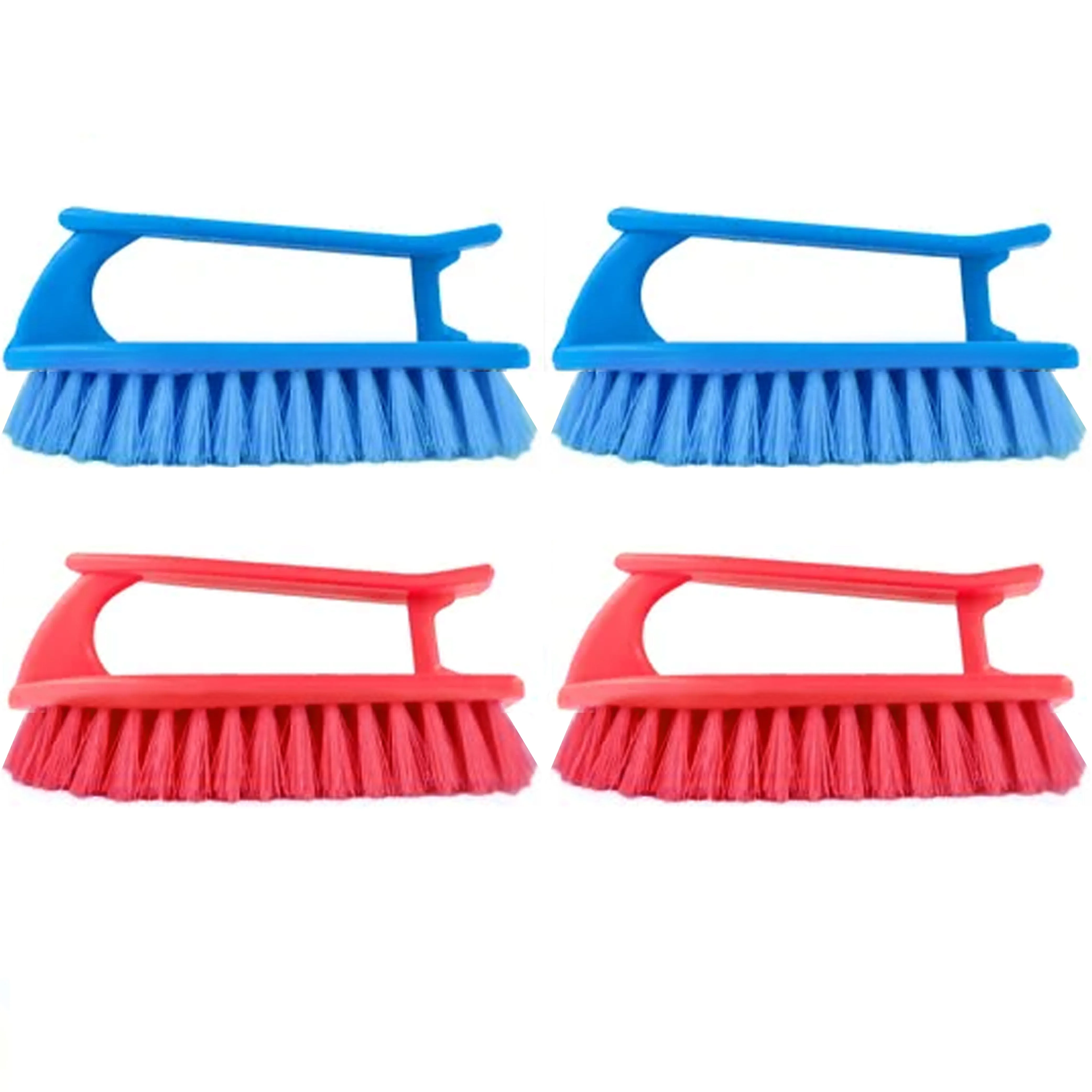 4 Pc Hand Sweeper Cleaning Brush Scrubber Brushes Bathroom Multi Purpose Kitchen