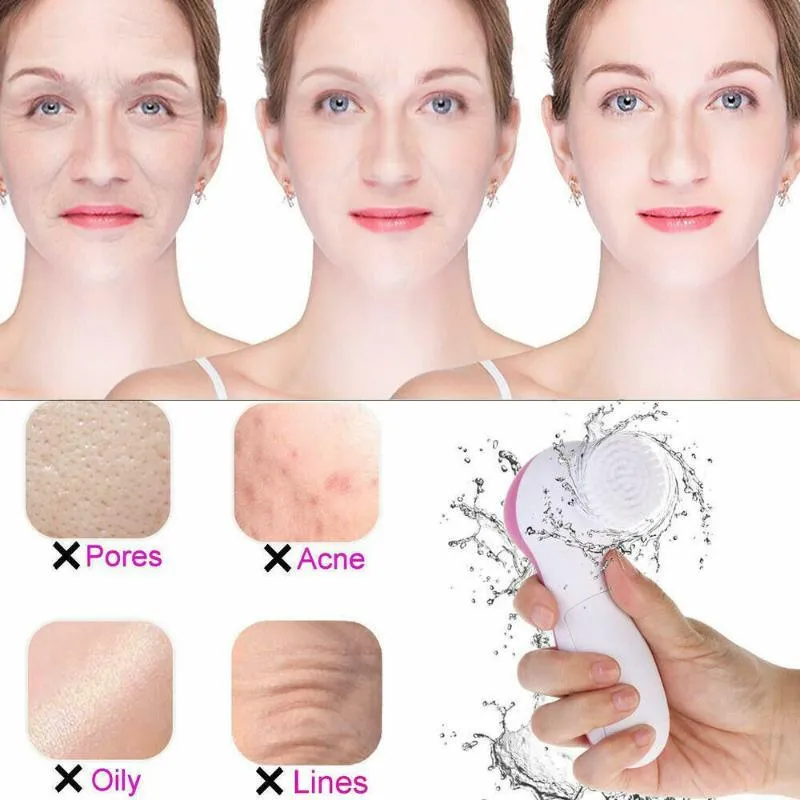 5 in 1 Electric Facial Cleansing Brush