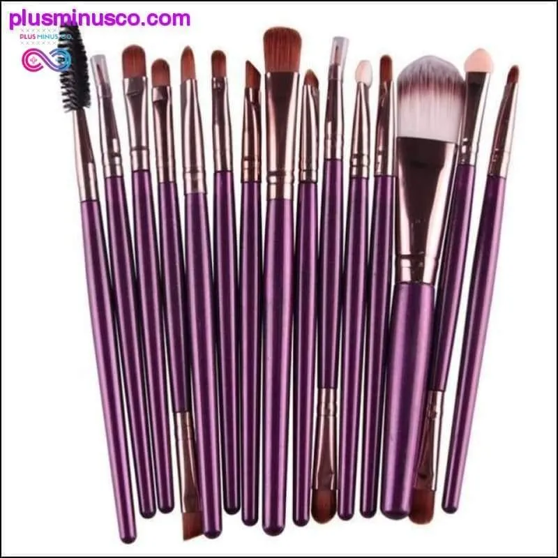 6/15/18Pcs Beauty Makeup Brushes Tool Set for Powder, Eye