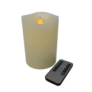 6" LED Wax Pillar Candle
