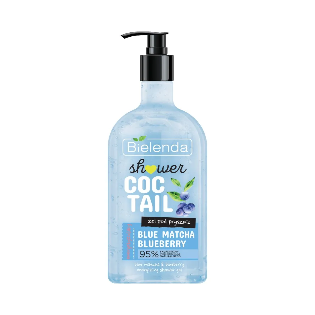 Bielenda COCTAIL - Energizing Shower Gel Blue Matcha & Blueberry 400ml