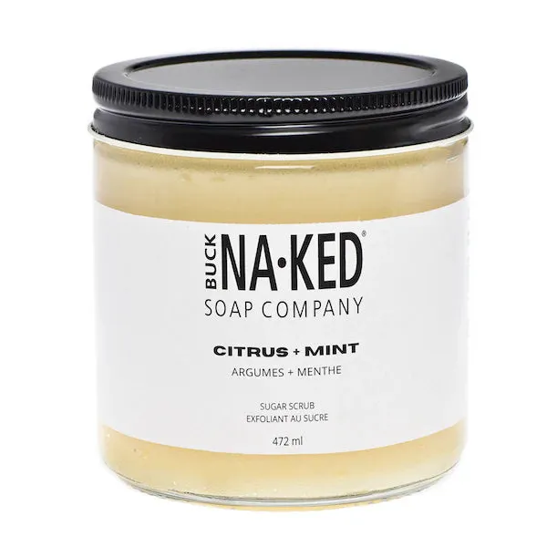 Buck Naked Citrus Mint Sugar Scrub