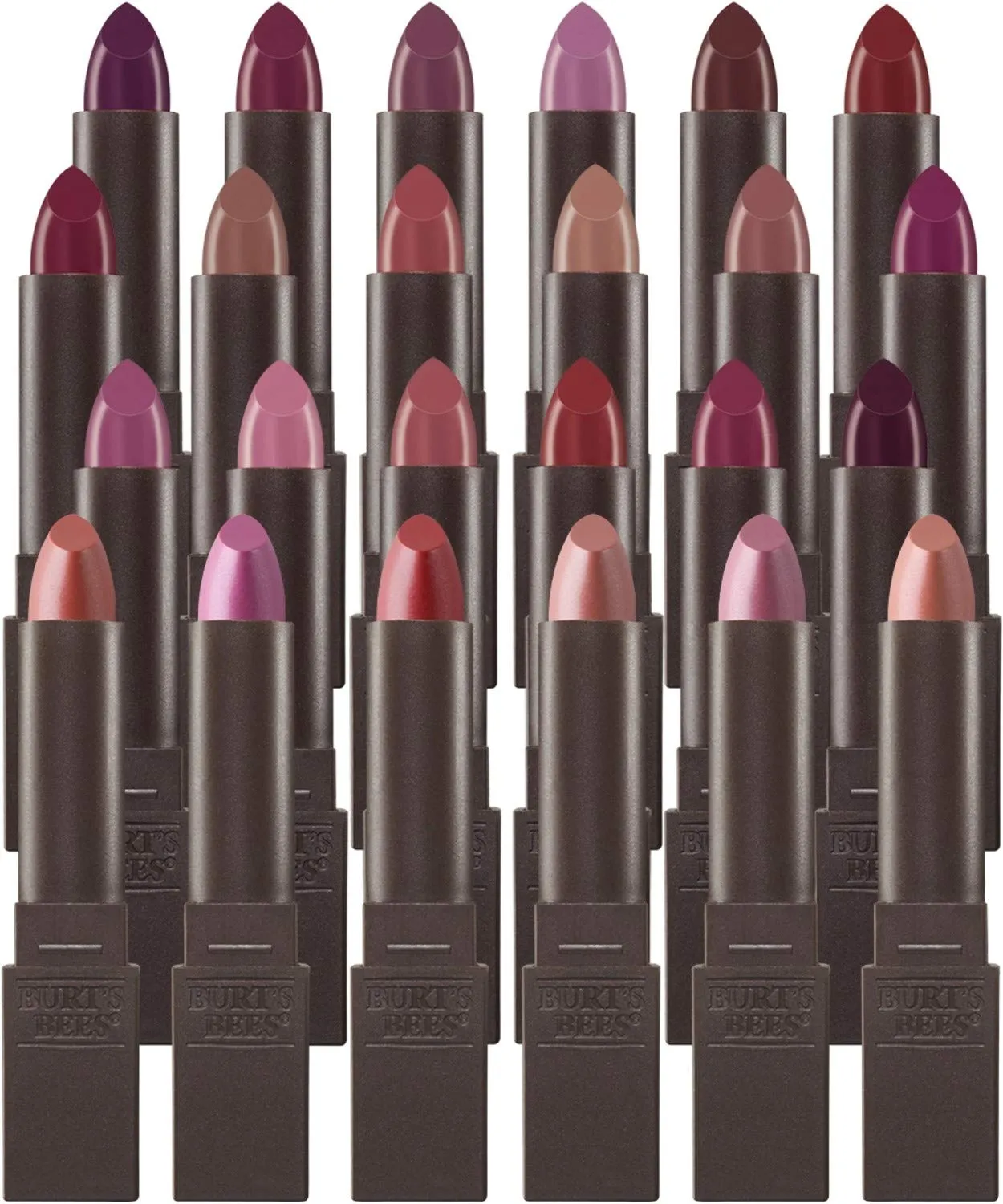 Burts Bees 100% Natural Glossy Lipstick, Blush Ripple - 1 Tube