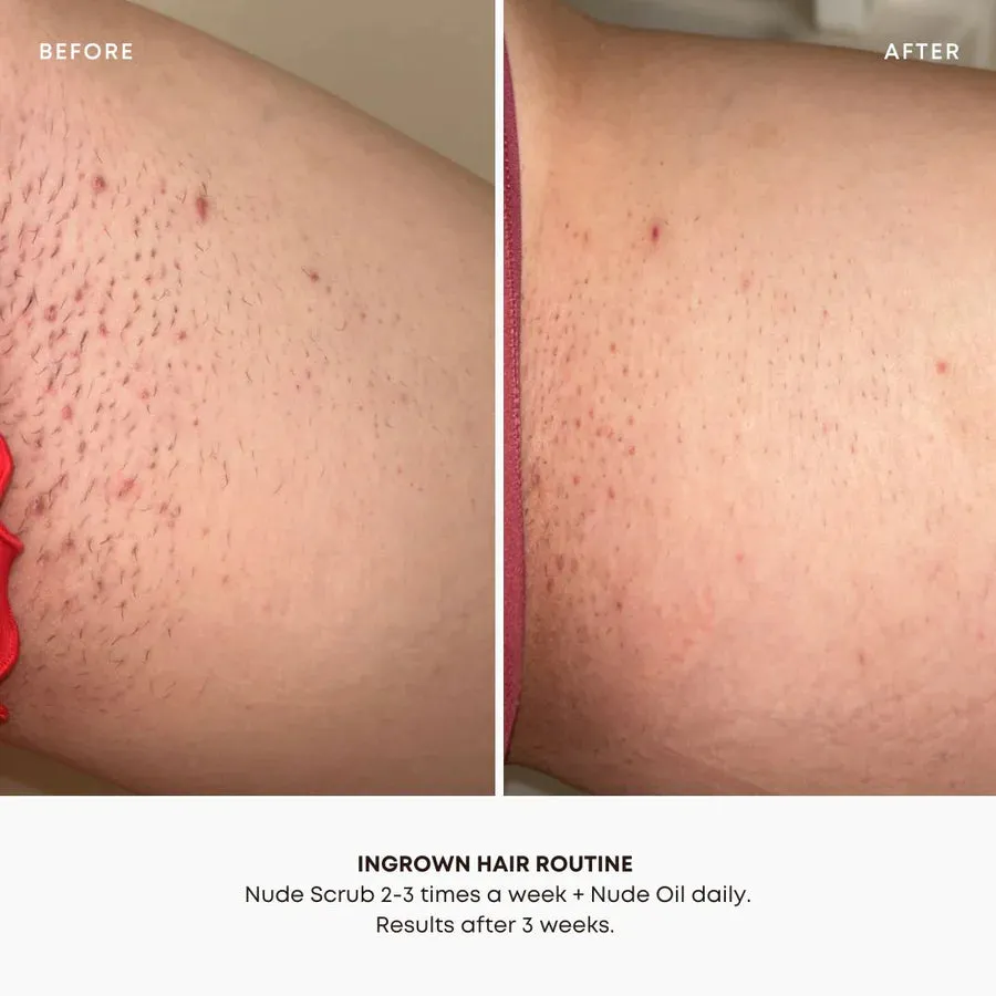 Bushbalm Nude Ingrown Hair Exfoliating Scrub (8 oz)