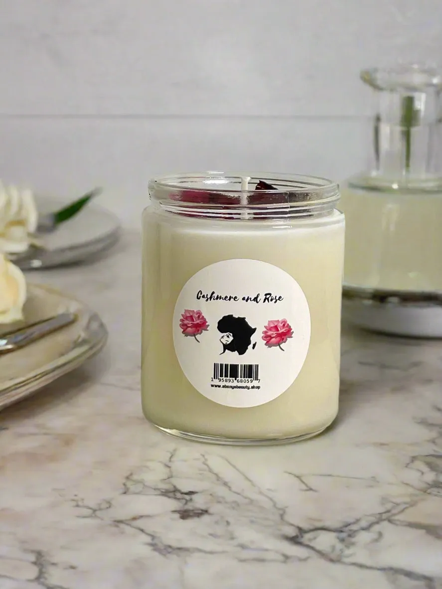 Cashmere Rose Fragrance Jar Candle