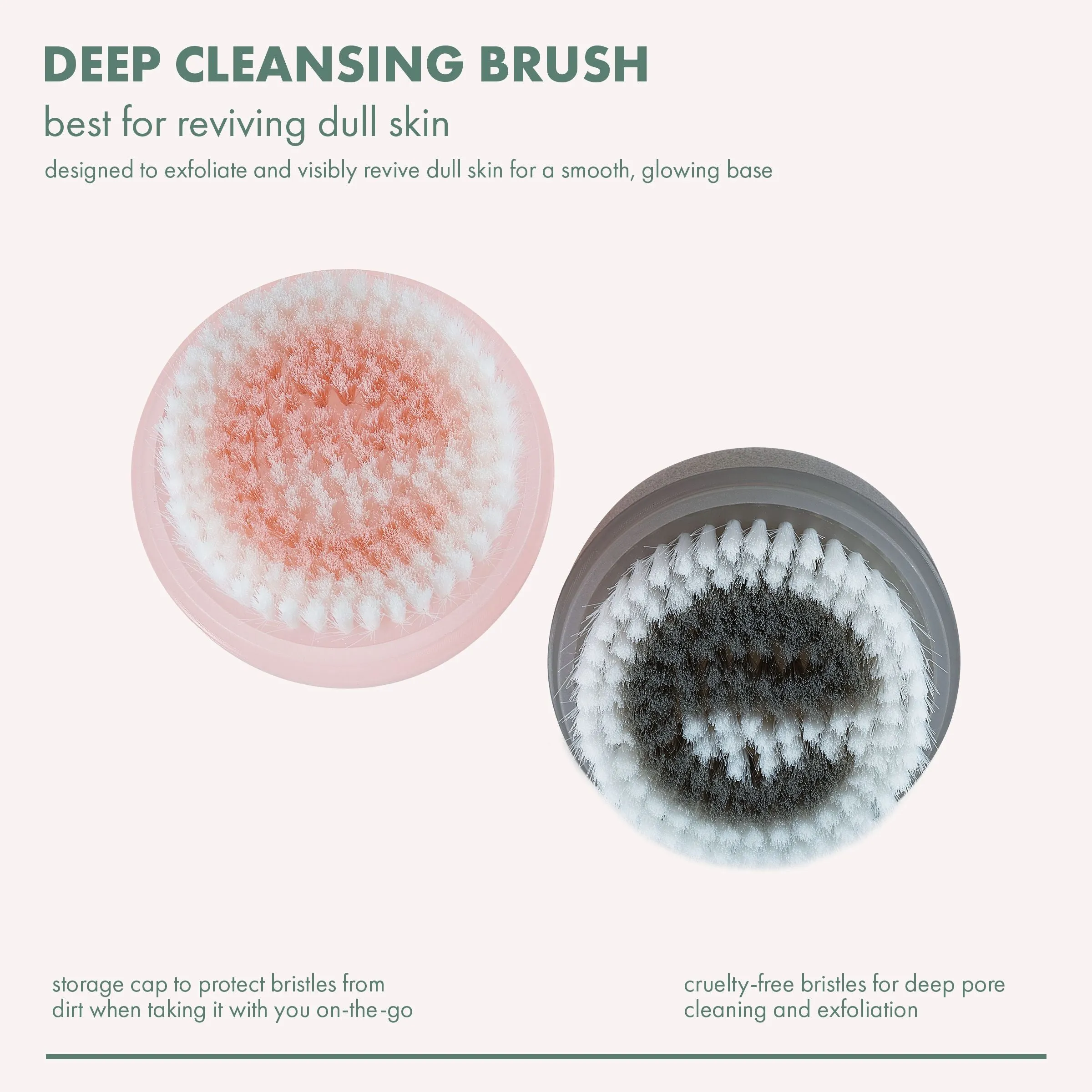 Deep Cleansing Facial Brush, Pink