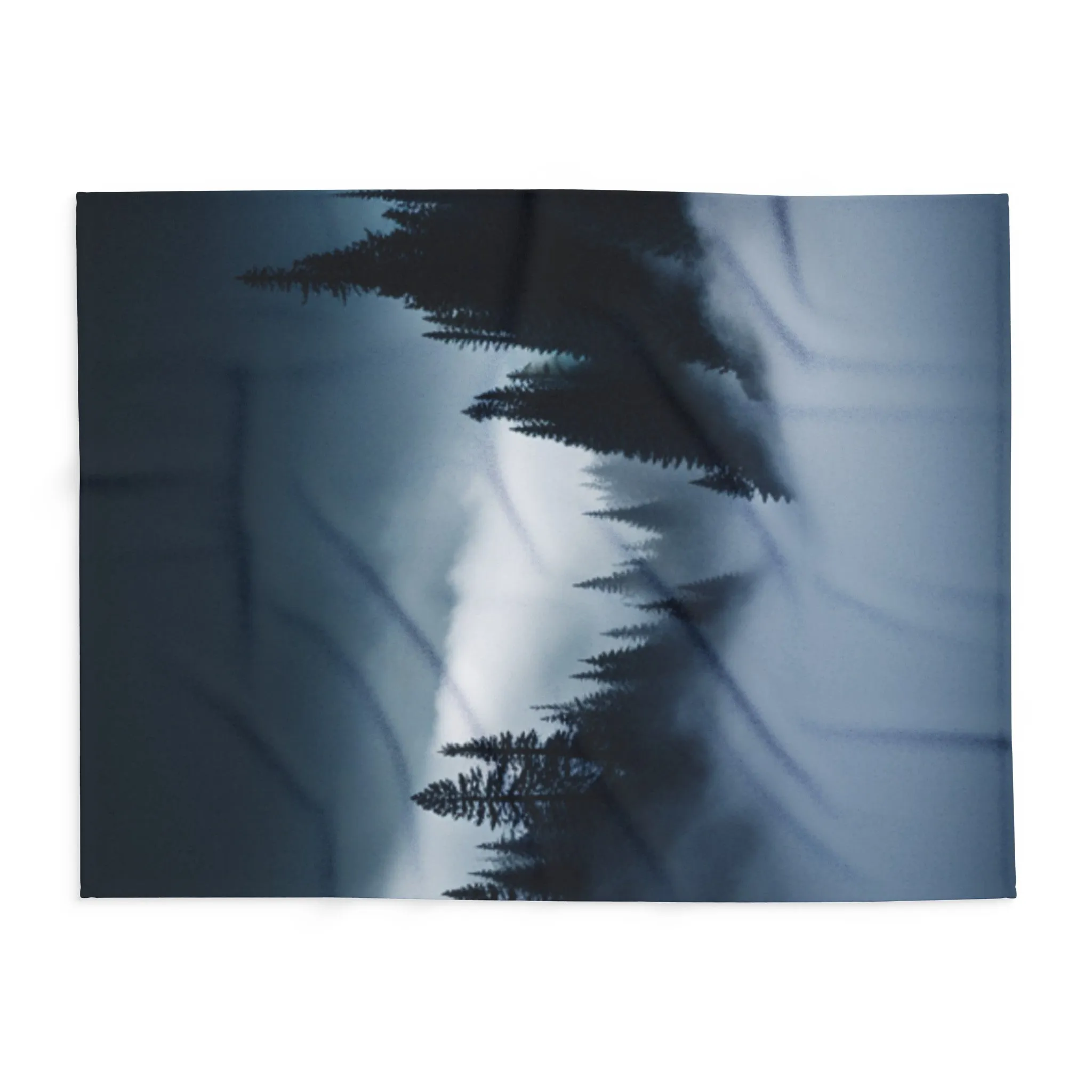 Deep Mountain Mist Arctic Fleece Blanket