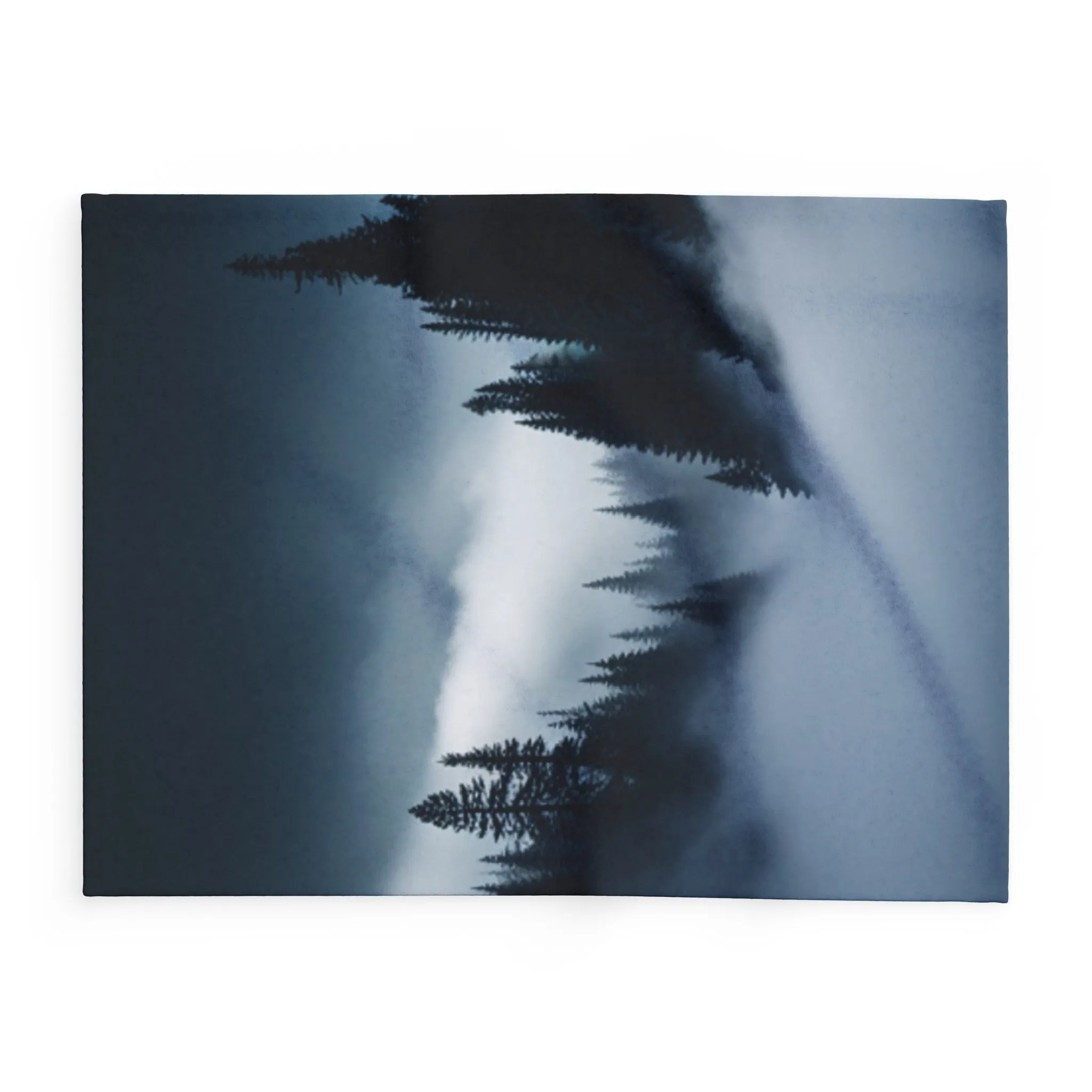 Deep Mountain Mist Arctic Fleece Blanket