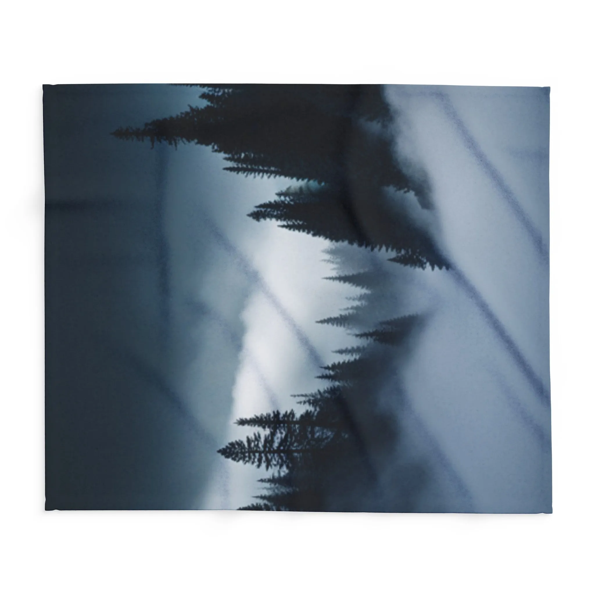 Deep Mountain Mist Arctic Fleece Blanket