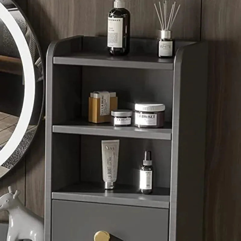 DOLILO 35" Vanity Desk with Mirror and Lights