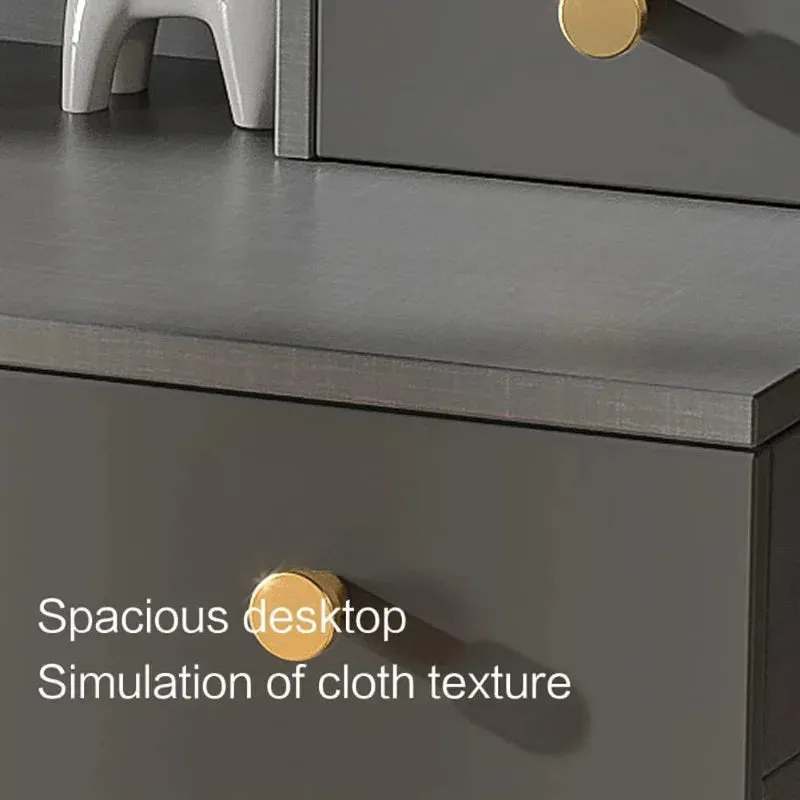 DOLILO 35" Vanity Desk with Mirror and Lights