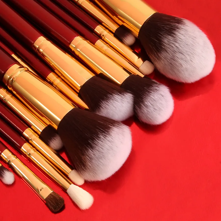 DUcare CLASSIC RED - 27 in 1 DUcare Professional Makeup Brushes Set