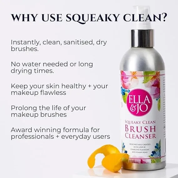 Ella & Jo Squeaky Clean Brush Cleaner 200ml