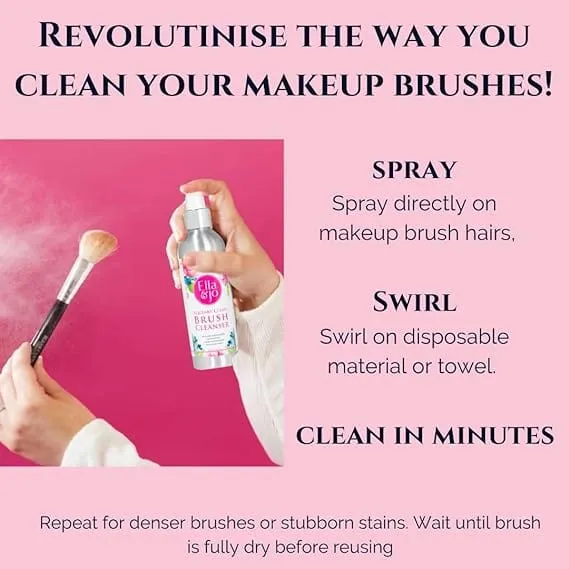 Ella & Jo Squeaky Clean Brush Cleaner 200ml