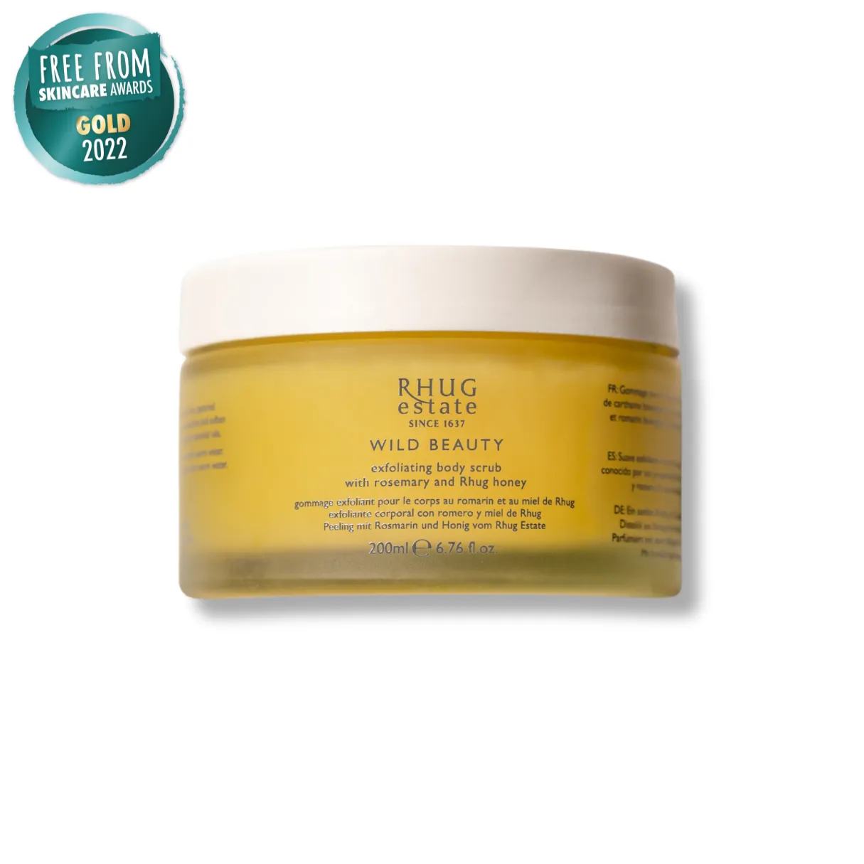 Exfoliating Body Scrub with Rosemary and Rhug Honey