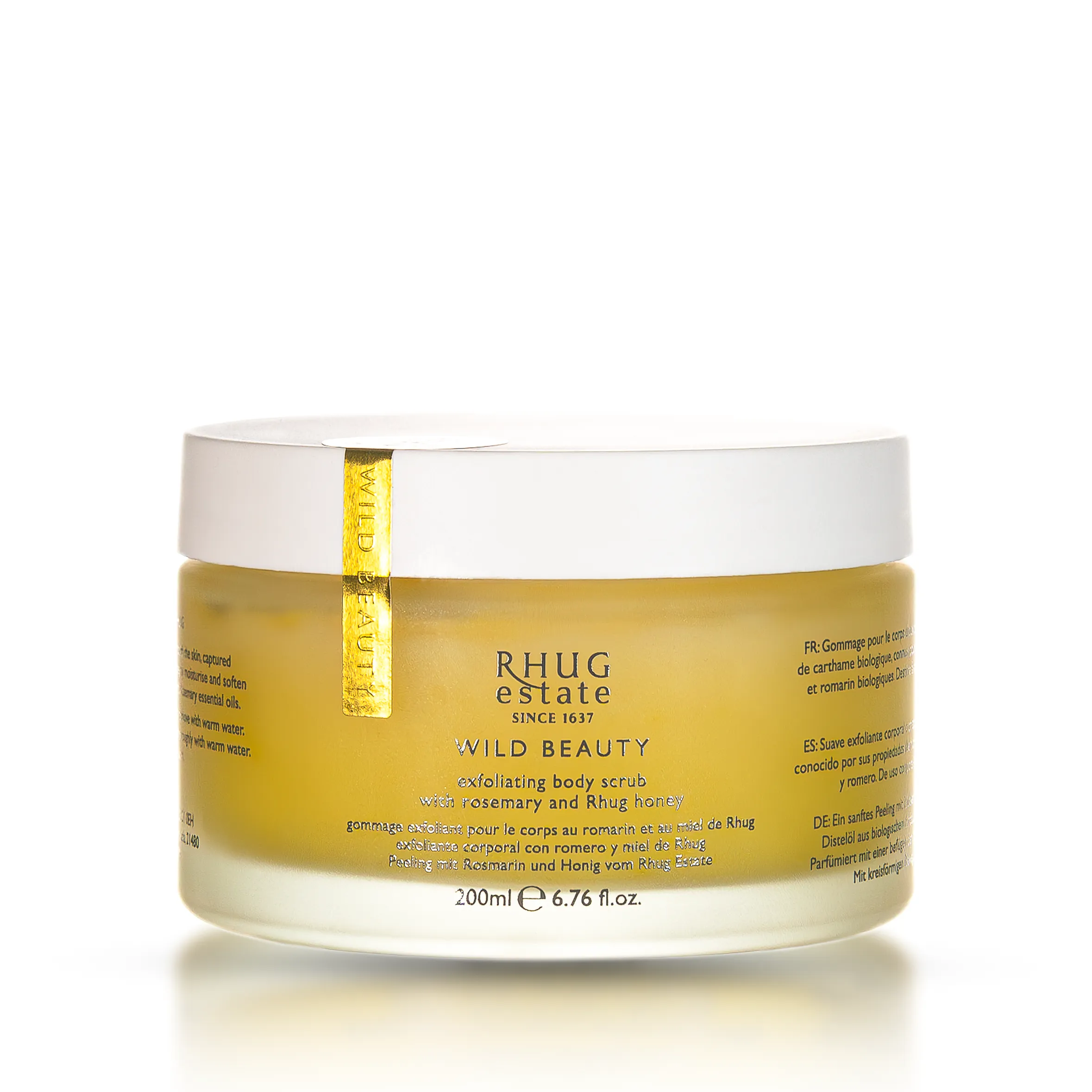 Exfoliating Body Scrub with Rosemary and Rhug Honey