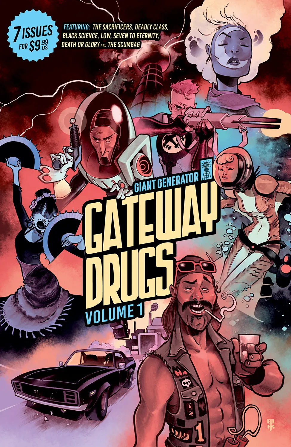 GIANT GENERATOR FIRST ISSUE SAMPLER TRADE PAPERBACK VOL 01 GATEWAY DRUGS