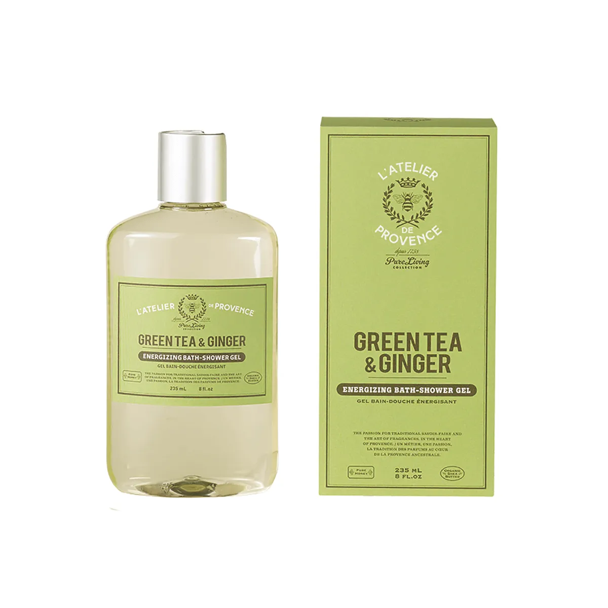 Green Tea & Ginger Energizing Bath-Shower Gel