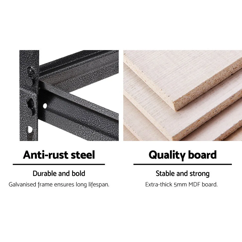 Heavy-Duty 2x1.5M Adjustable Garage Shelving Rack - Giantz