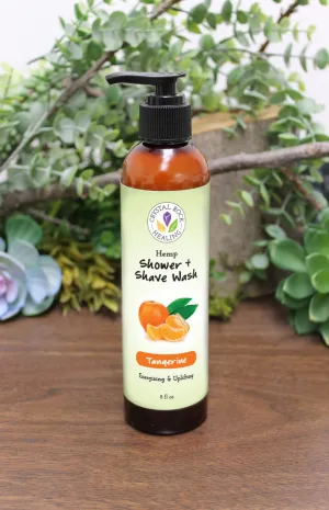 Hemp Shower & Shave Gel - Tangerine 8oz