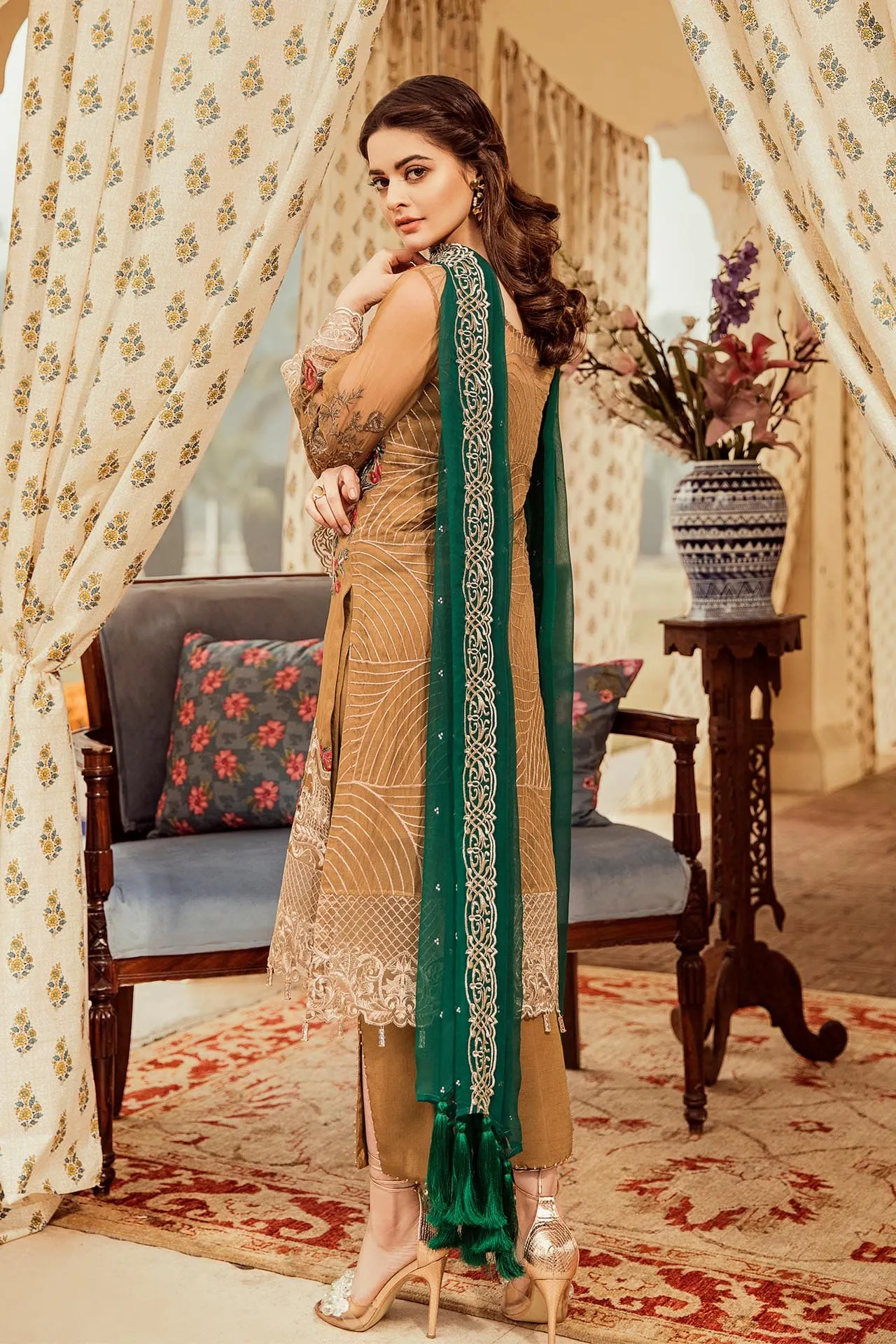 Imrozia Embroidered Chiffon Nostalgic Climax Collection 2019 – 03 - The Clay Slay