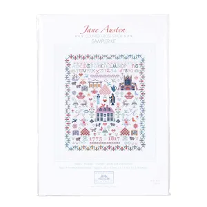 Jane Austen Cross Stitch - Jane Austen's Life Sampler Kit