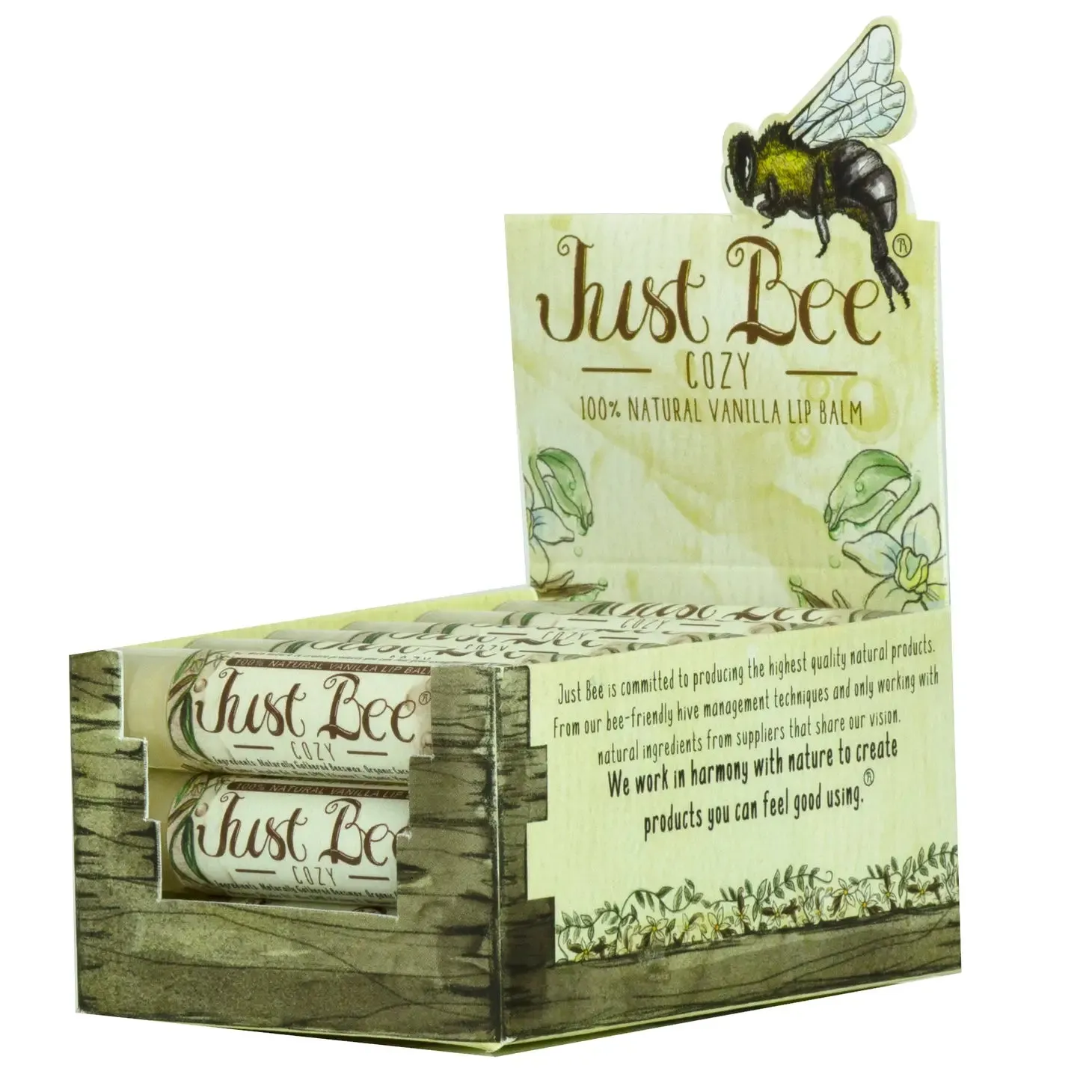 Just Bee Bold - Just Bee Cozy Lip Balm - Vanilla