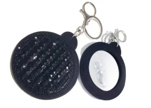 KEYCHAIN MIRROR PURSE CHARM- JKKC109.BK