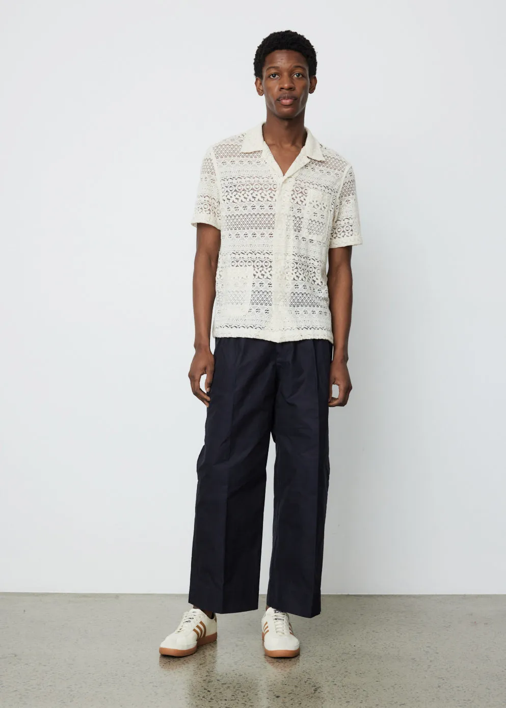 Lace Sampler Short Sleeve Shirt