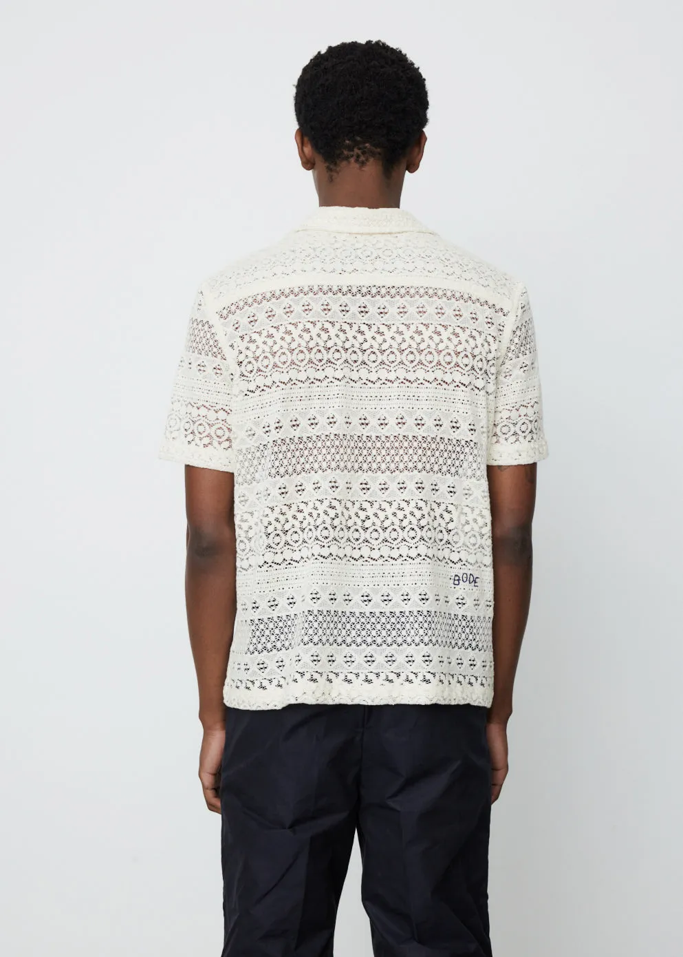 Lace Sampler Short Sleeve Shirt