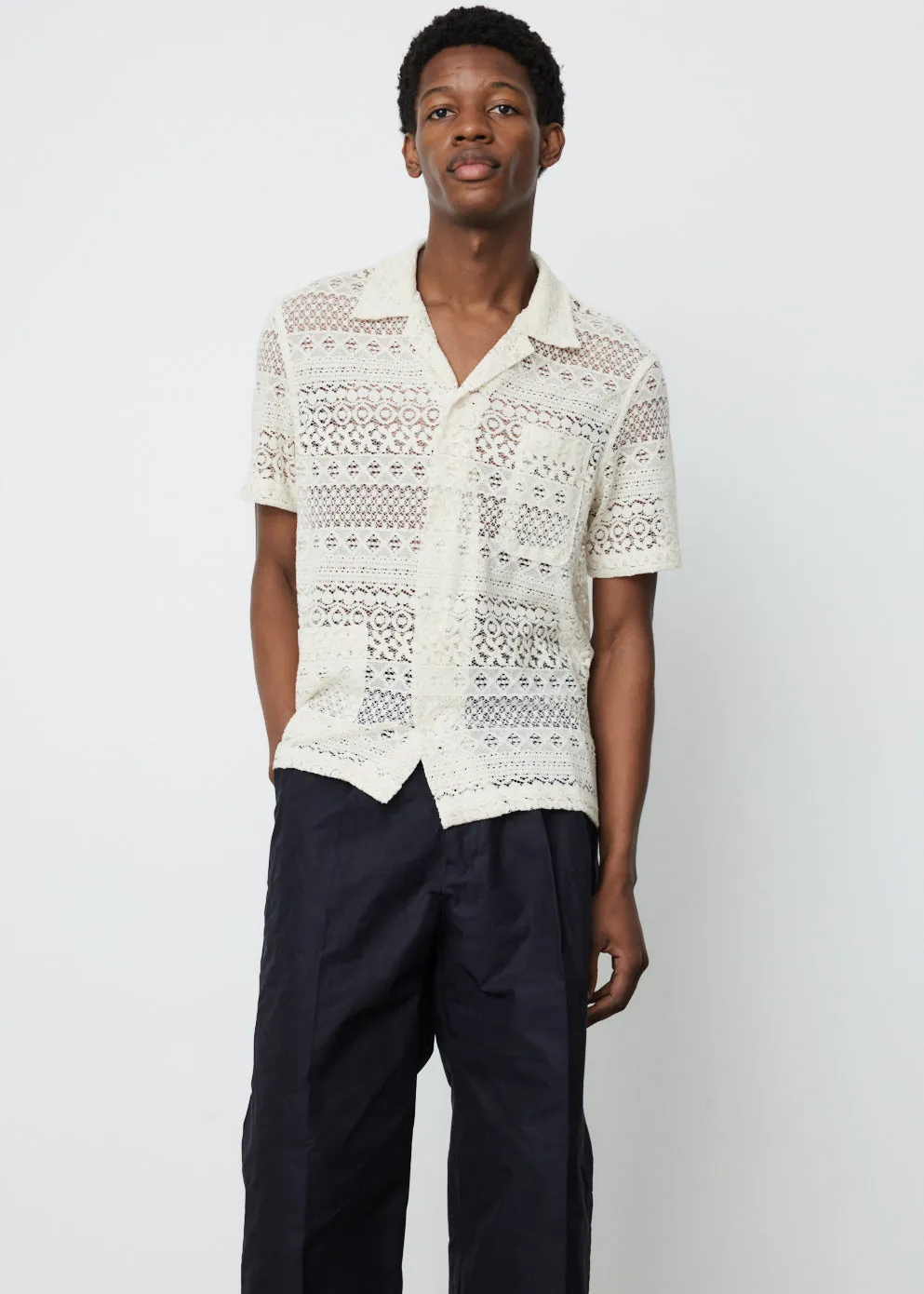 Lace Sampler Short Sleeve Shirt