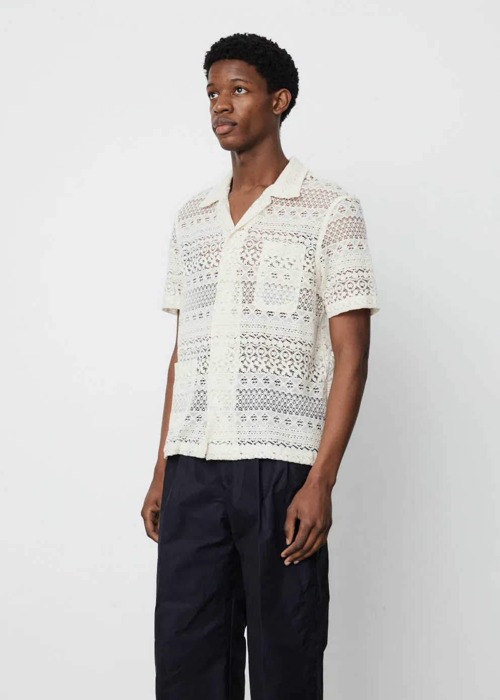 Lace Sampler Short Sleeve Shirt