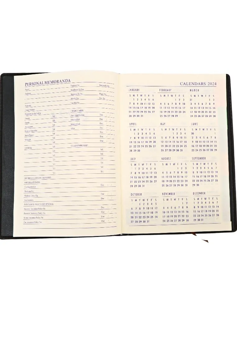 Landmark 2024 Planners with Line Print