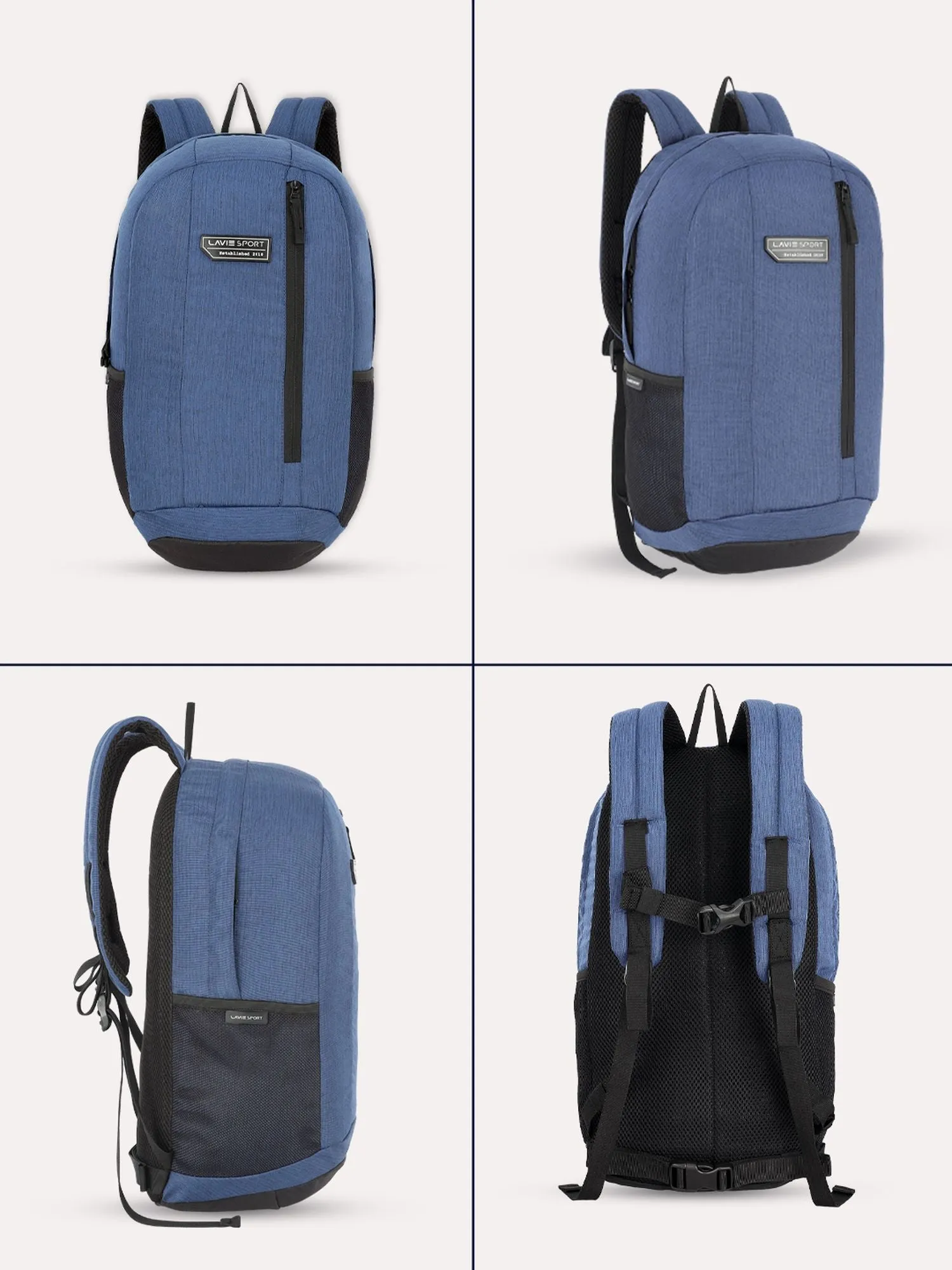 Lavie Sport 22L Ledge Casual Backpack for Girls and Boys|Men & Women Navy