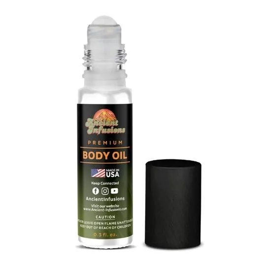 Luxury Khloe Kardashian Inspired Roll-On Perfume Body Oil by Ancient Infusions – Uncut & Alcohol-Free for Women
