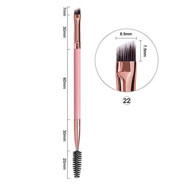 Makeup Brushes Beauty Foundation Eyebrow Eye shadow Edge Eyeliner Brush pensile Lashes accessories