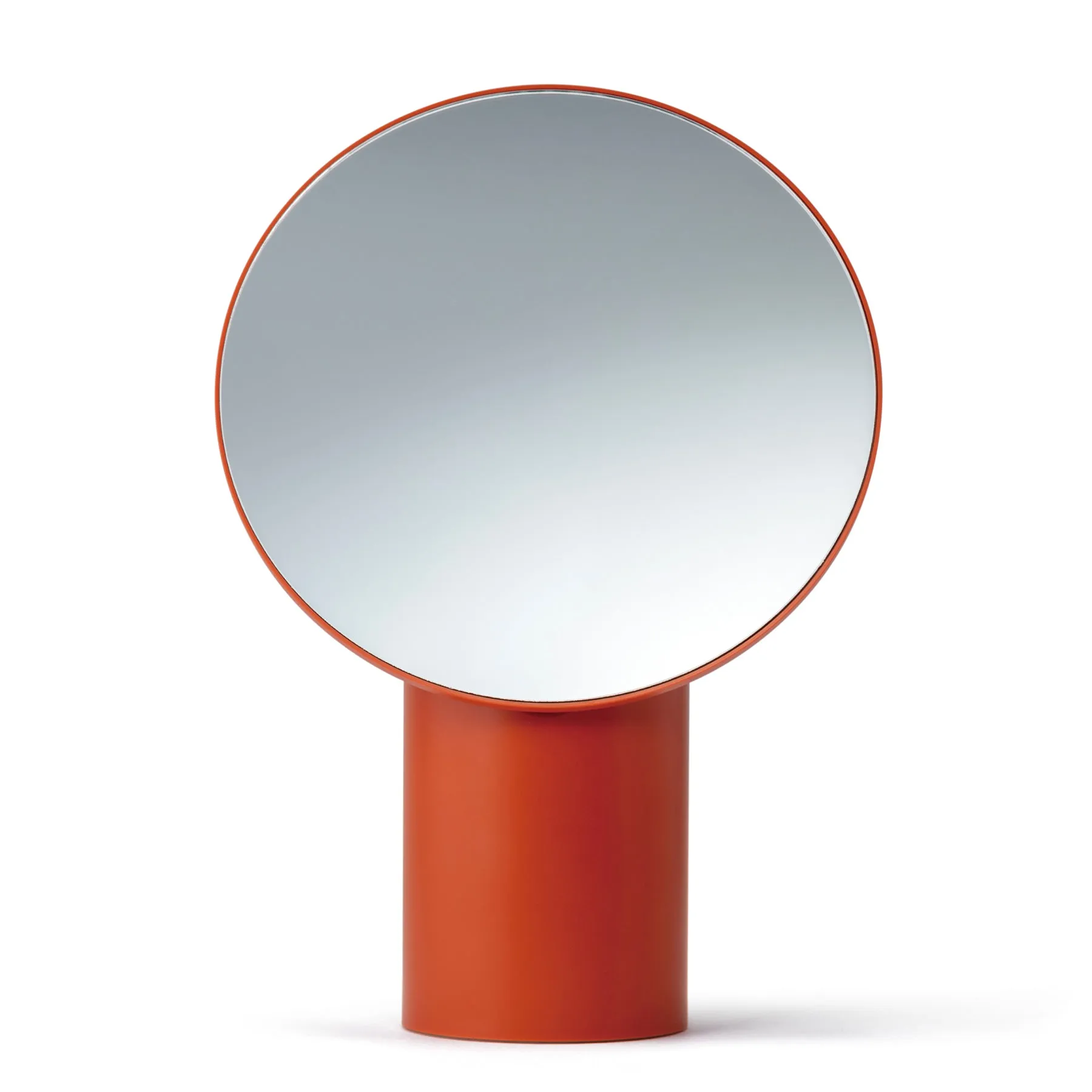 Makeup Mirror - Brick Red