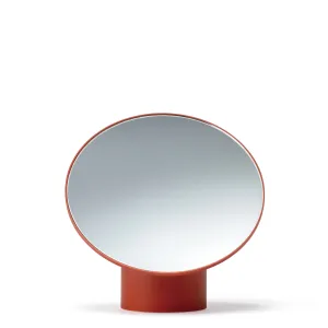 Makeup Mirror - Brick Red