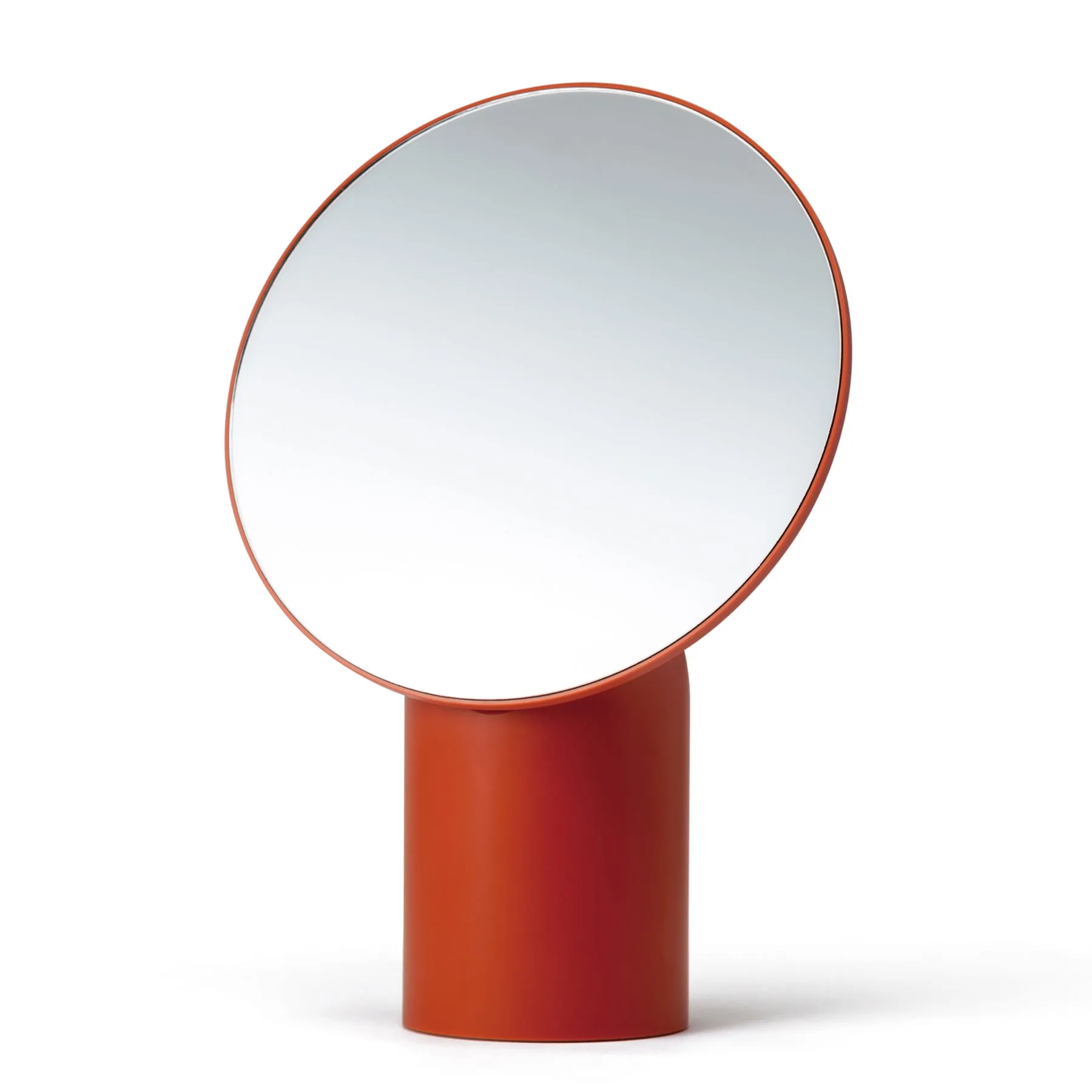 Makeup Mirror - Brick Red