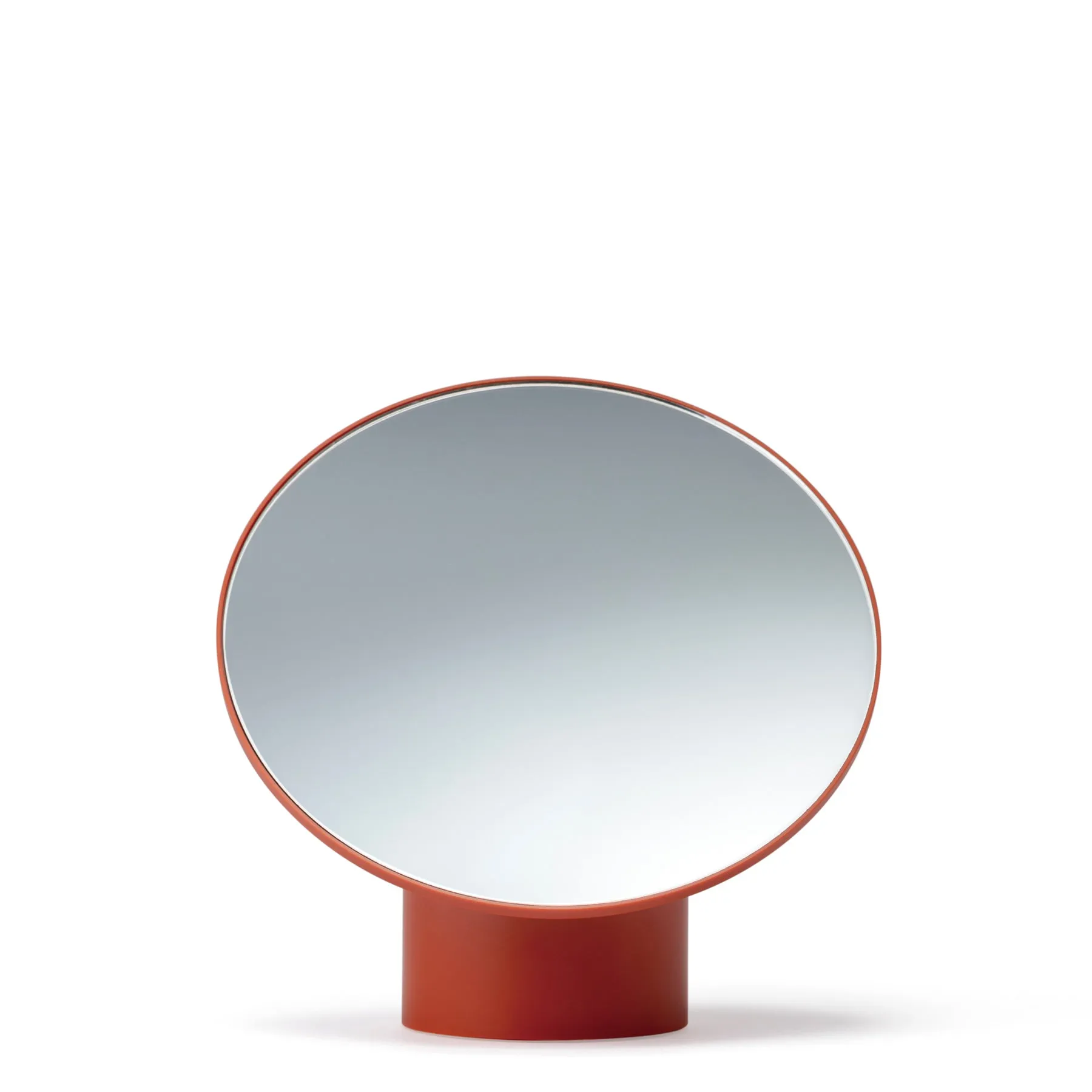 Makeup Mirror - Brick Red
