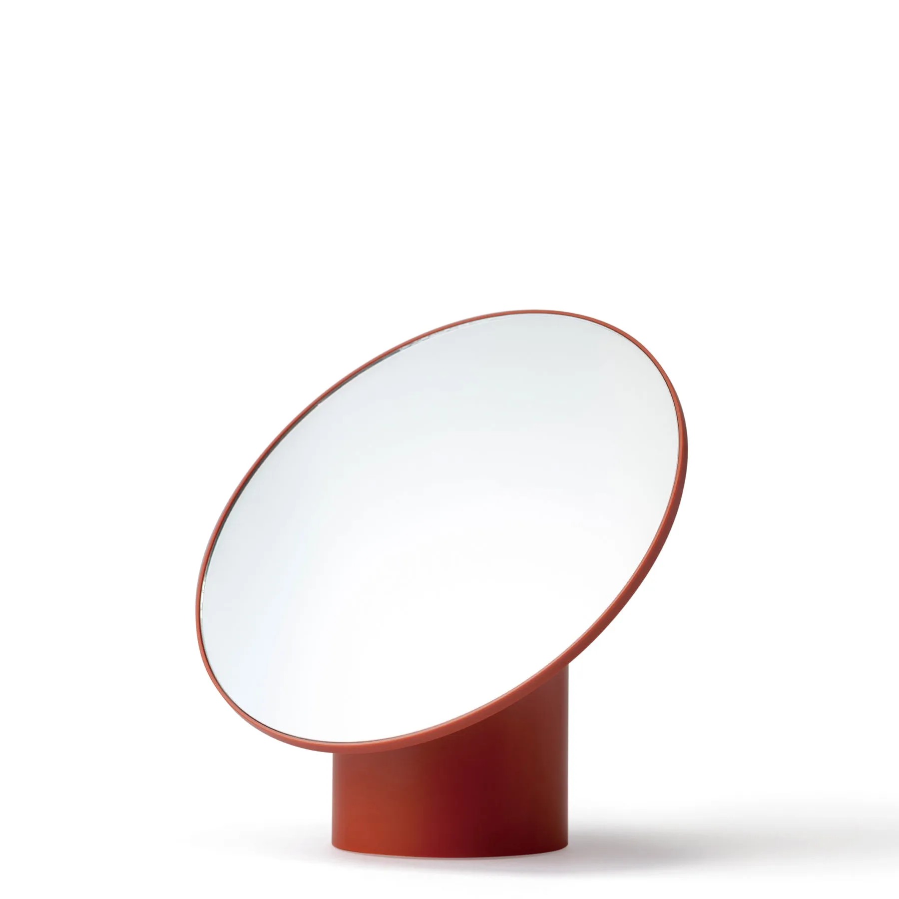 Makeup Mirror - Brick Red