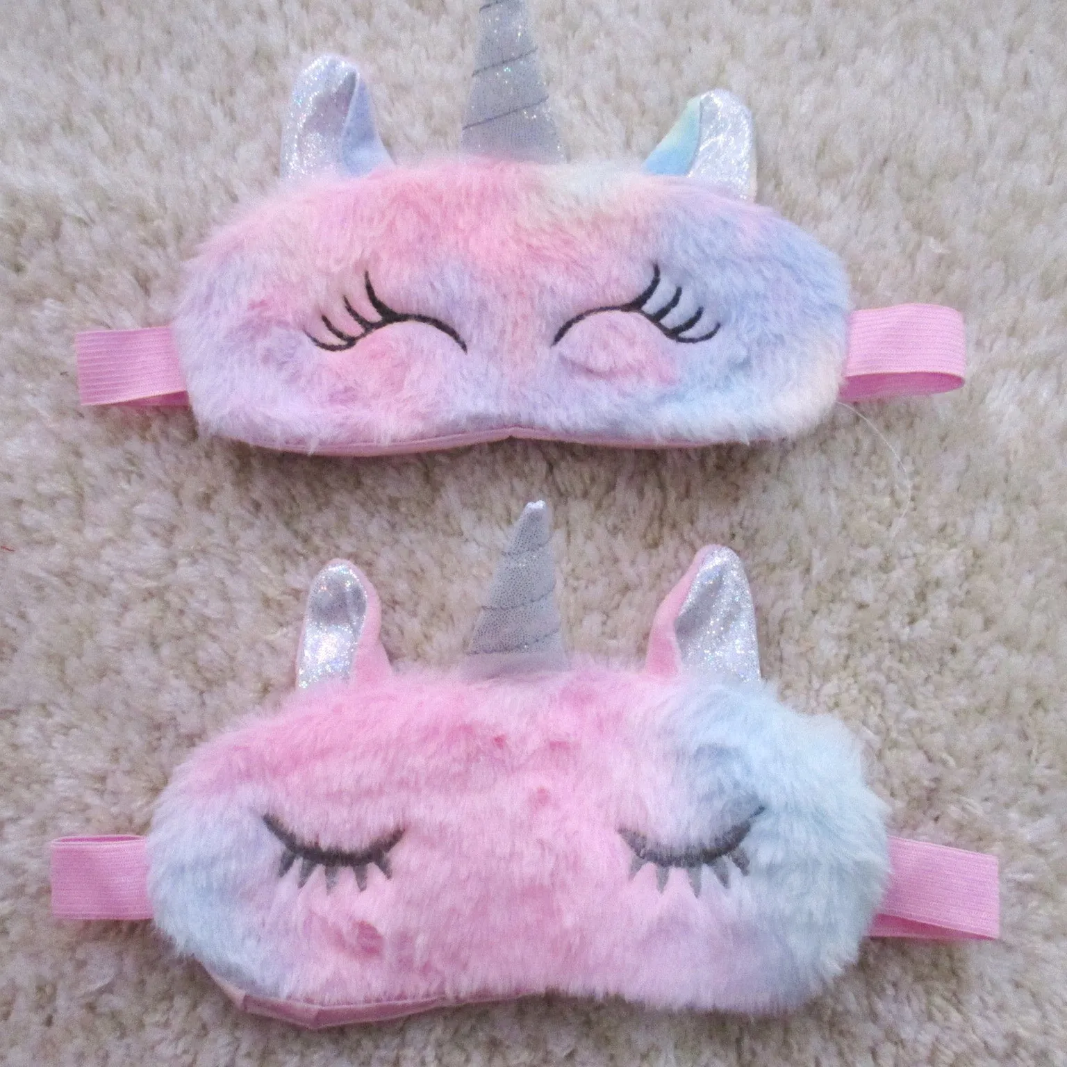 Masker Penutup Mata Tidur Bulu Motif Unicorn Lucu Sleeping Mask MCBW2307