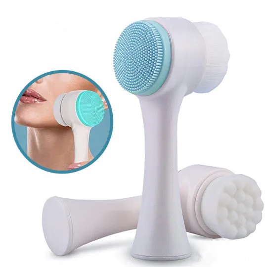 Medical Grade Fine Bristled Facial Brush & Collagen Stimulator